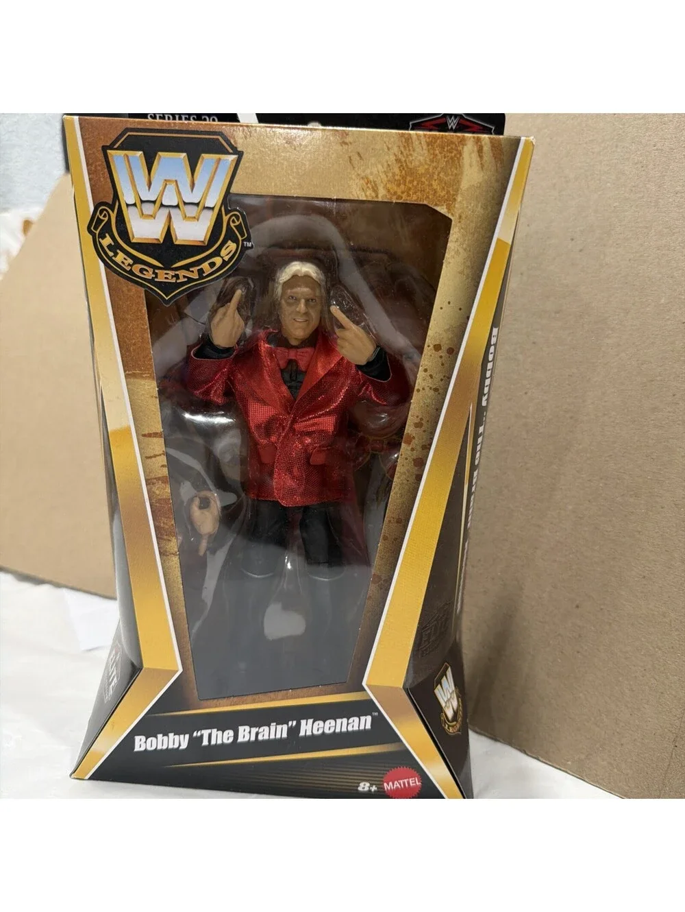 WWE Mattel Elite Legends 29 Bobby The Brain Heenan Wrestling Action Figure New